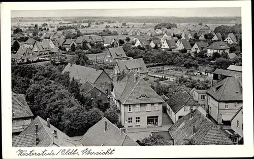 Ak Westerstede in Oldenburg Ammerland, Blick auf den Ort