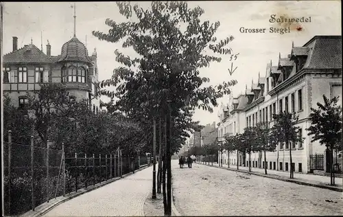 Ak Salzwedel in der Altmark, Großer Stegel