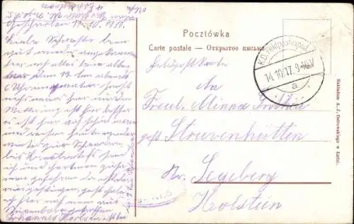 Ak Lowicz Lowitsch Polen, Hindenburgplatz, Marktstände