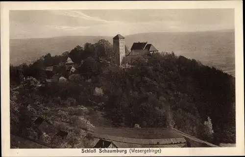 Ak Rinteln im Wesergebirge, Schloss Schaumburg