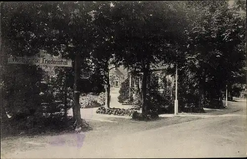 Ak Bad Pyrmont in Niedersachsen, Hotel Friedensthal, Inh. A. Biesterfeld