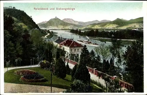 Ak Rolandseck Remagen am Rhein, Straßenpartie, Ort, Siebengebirge