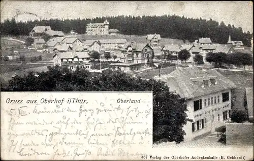 Ak Oberhof im Thüringer Wald, Oberland