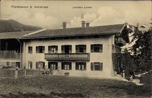 Ak Fischhausen Schliersee in Oberbayern, Landhaus Leitner