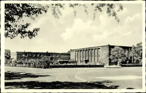 Ak Duisburg im Ruhrgebiet, Westdeutscher Fußballverband e. V. Sportschule, Margaretenstraße 15