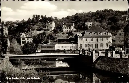 Ak Gemünd Schleiden in der Eifel in Nordrhein Westfalen, Kurhotel an der Olefbrücke