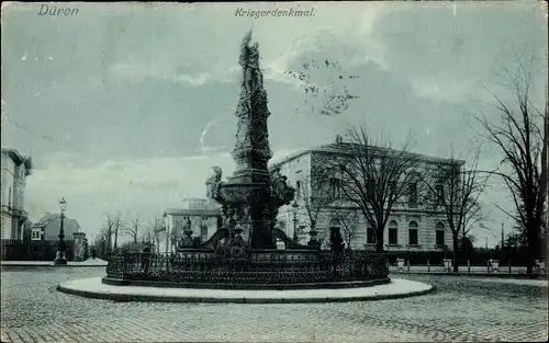 Ak Düren im Rheinland, Kriegerdenkmal