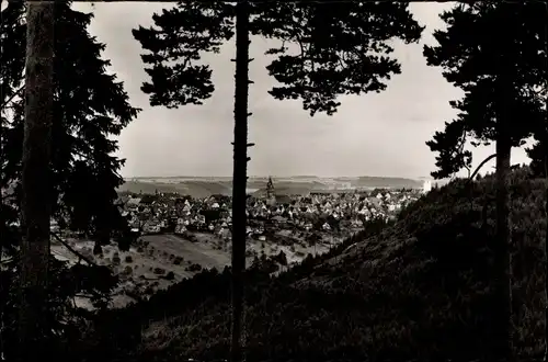 Ak Freudenstadt im Nordschwarzwald, Durchblick zum Ort