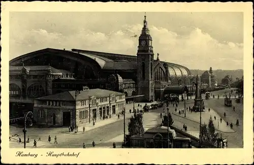 Ak Hamburg Altona, Hauptbahnhof