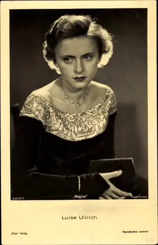 Ak Schauspielerin Luise Ullrich, Portrait