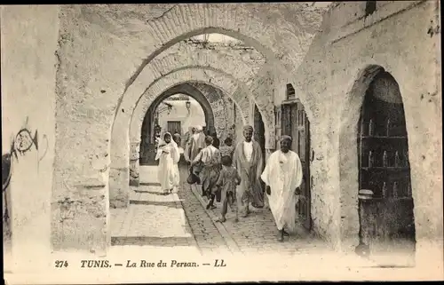 Ak Tunis Tunesien, la Ruw du Persan