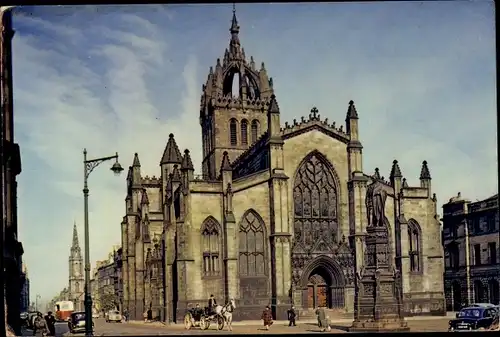 Ak Edinburgh Schottland, St. Giles Cathedral
