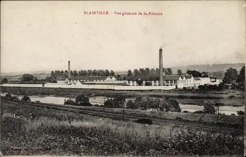 Ak Blainville Meurthe et Moselle, Vue generale de la Filature