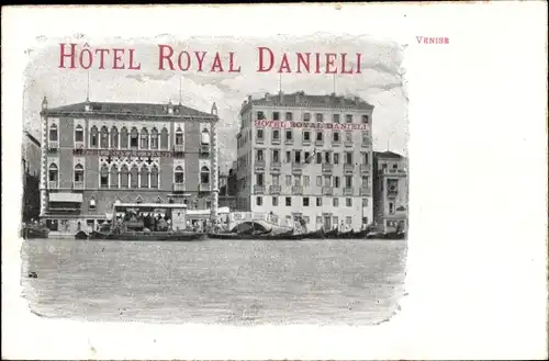 Ak Venezia Venedig Veneto, Hotel Royal Danieli