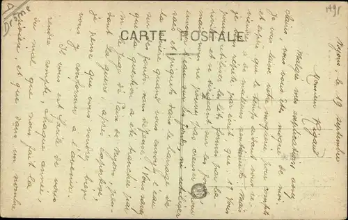 Ak Nyons Drome, Une Rue des Grands Forts