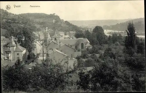 Ak Yvoir sur Meuse Wallonien Namur, Panorama