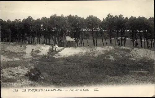 Ak Le Touquet Paris Plage Pas de Calais, Vue sur le Golf