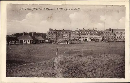 Ak Le Touquet Paris Plage Pas de Calais, Jeu de Golf