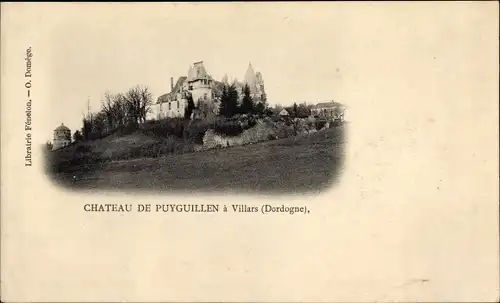 Ak Villars Dordogne, Chateau de Puyguillen