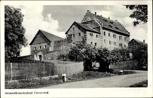 Ak Eiterfeld in Hessen, Burg Fürsteneck, Heimvolkshochschule