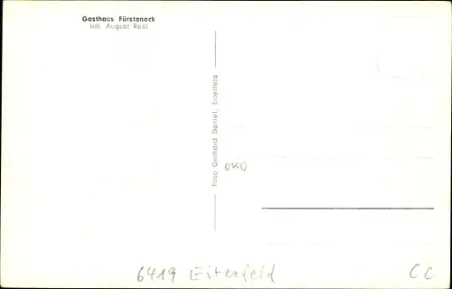 Ak Eiterfeld in Hessen, Burg Fürsteneck, Heimvolkshochschule