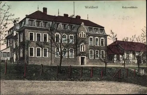 Ak Waldbröl im Oberbergischen Land, Rektoratschule