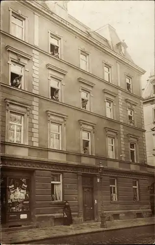 Foto Ak Rheidt Niederkassel am Rhein, Geschäft, Wohnhaus