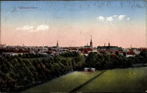 Ak Gelsenkirchen im Ruhrgebiet, Teilansicht, Panorama