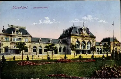 Ak Düsseldorf am Rhein, Hauptbahnhof