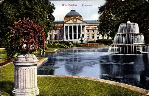 Ak Wiesbaden in Hessen, Kurhaus
