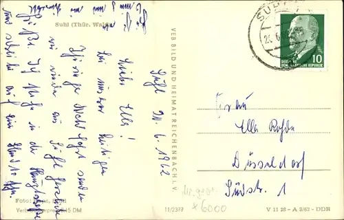 Ak Suhl in Thüringen, Panorama