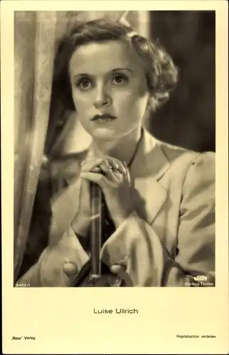 Ak Schauspielerin Luise Ullrich, Portrait