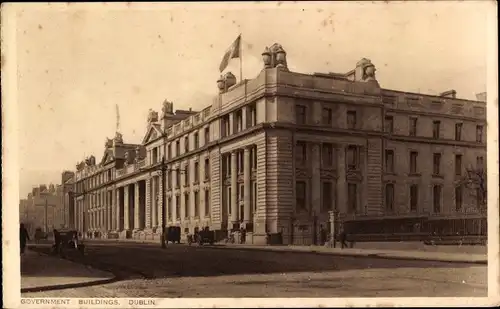 Ak Dublin Irland, Government Buildings