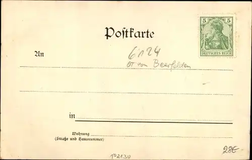 Ak Gammelsbach Oberzent im Odenwald, Burgruine Freienstein, Wirtschaft von Adam Hofmann