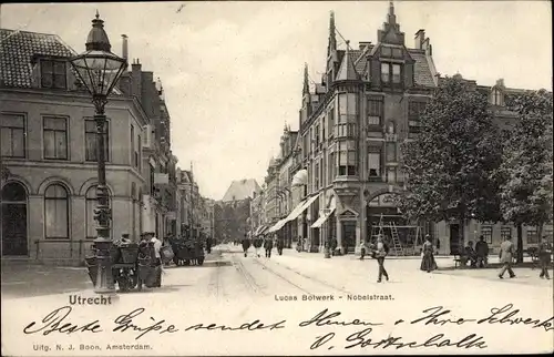 Ak Utrecht Niederlande, Lucas Bolwerk, Nobelstraat