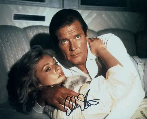 Mary Stavin, James Bond, Live and let die, Original Autogramm