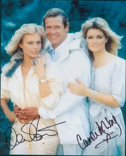 Mary Stavin, Carole Ashby, James Bond, Live and let die, Original Autogramme