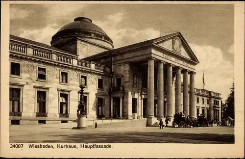 Ak Wiesbaden in Hessen, Kurhaus