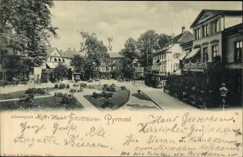 Ak Bad Pyrmont in Niedersachsen, Altenauplatz