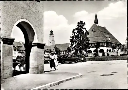 Ak Freudenstadt im Nordschwarzwald, Marktplatz, Stadthaus, Rathaus