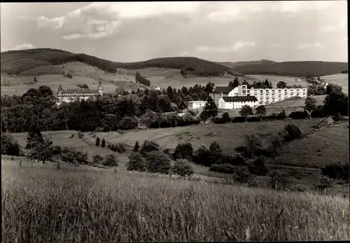 Ak Bad Berleburg in Westfalen, Schloss und Naurheilklinik Odeborn