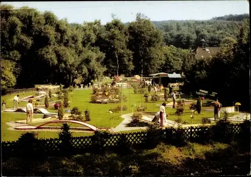 Ak Neviges Velbert Nordrhein Westfalen, Minigolf-Anlagen am Schloss Hardenberg