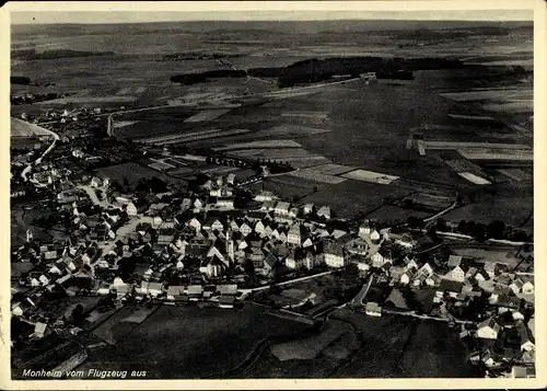 Ak Monheim am Rhein, Luftbild