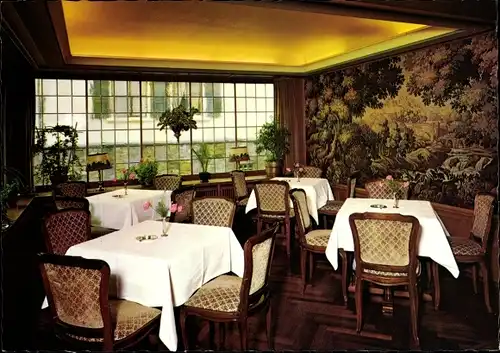 Ak Assmannshausen Rüdesheim am Rhein, Gasthof Krone