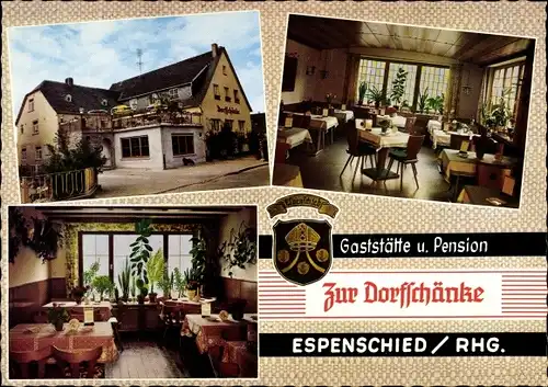 Ak Espenschied Lorch im Rheingau Hessen, Gaststätte-Pension "Dorfschänke"