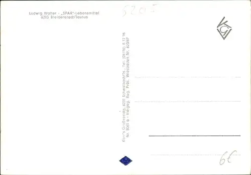 Ak Bleidenstadt Taunusstein Hessen, Totalansicht