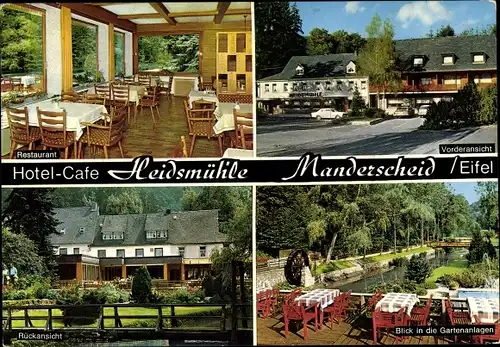 Ak Manderscheid in der Eifel, Hotel Heidsmühle