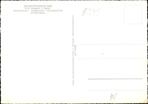 Ak Sinn in Hessen, Waldschwimmbad