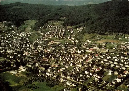 Ak Sinn in Hessen, Gesamtansicht, Luftbild