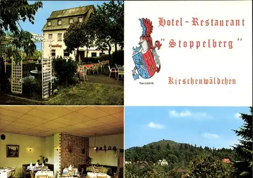 Ak Kirschenwäldchen Wetzlar an der Lahn, Hotel Restaurant Stoppelberg